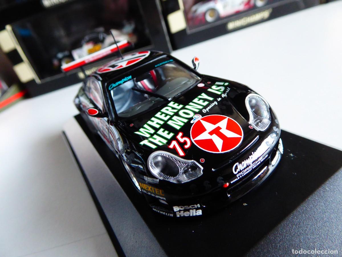 1/43 Minichamps Porsche 911 GT3R Where Money Texaco Team Gunnar #75 24H Daytona 2000 Newman