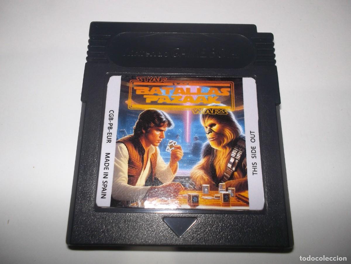 GAMEBOY STAR WARS BATALLAS PAZAAK RARO GBC GBA GAME BOY