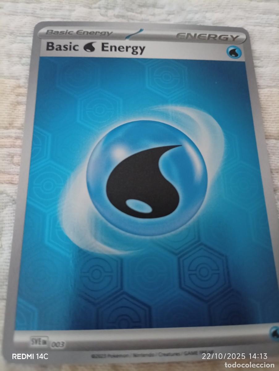 Carta de energía básica de Pokémon. Holo - Tipo: Energía - Idioma: Inglés - Código: SVE 003
