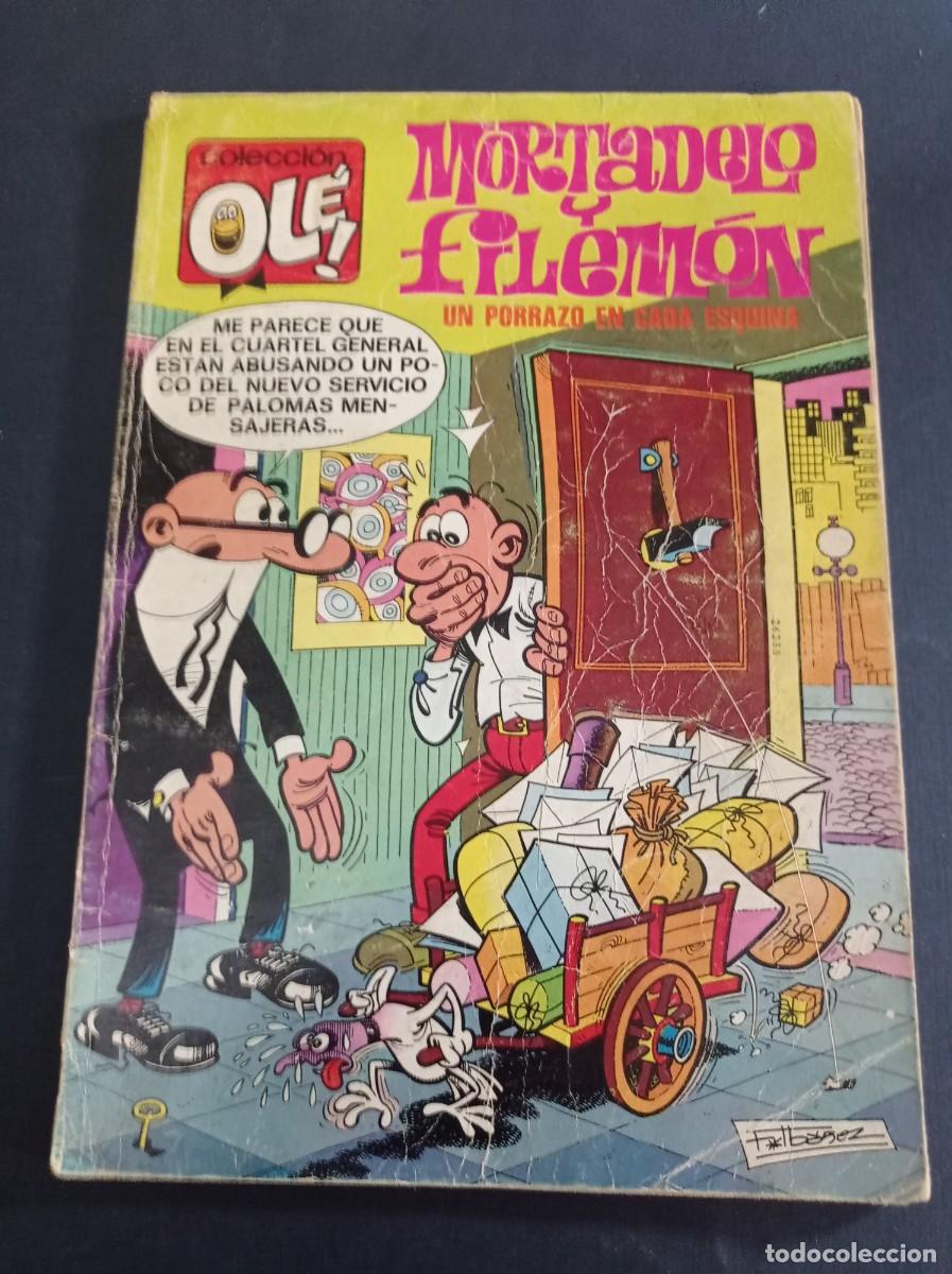 COLECCIÓN OLÉ Nº 105 MORTADELO Y FILEMÓN UN PORRAZO EN CADA ESQUINA. FRANCISCO IBÁÑEZ. BRUGUERA 1976