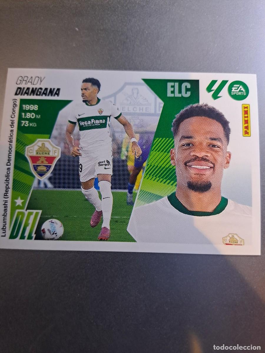 CROMO DIANGANA 20 BIS COLOCA ELCHE LIGA 2025 2026 25 26 ESTE PANINI NUNCA PEGADO
