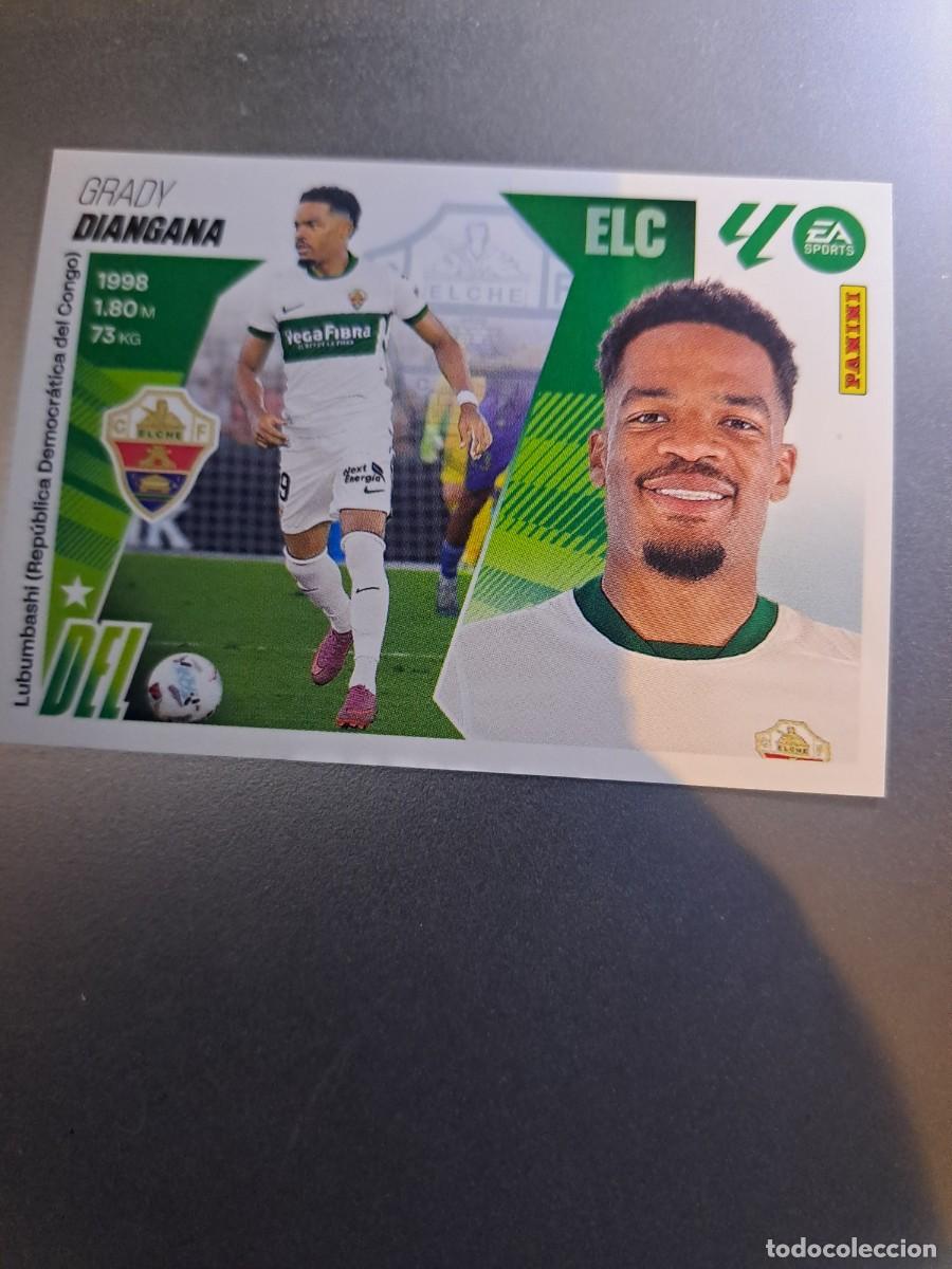 CROMO DIANGANA 20 BIS COLOCA ELCHE LIGA 2025 2026 25 26 ESTE PANINI NUNCA PEGADO