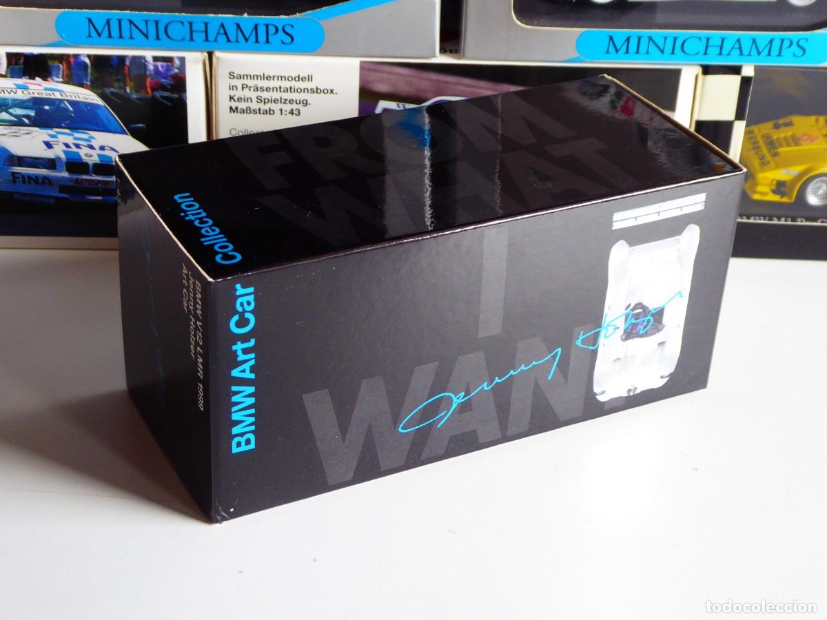 1/43 Minichamps BMW V12 LMR Art Car Protect Me #16 1999 Holzer Edición Concesionario