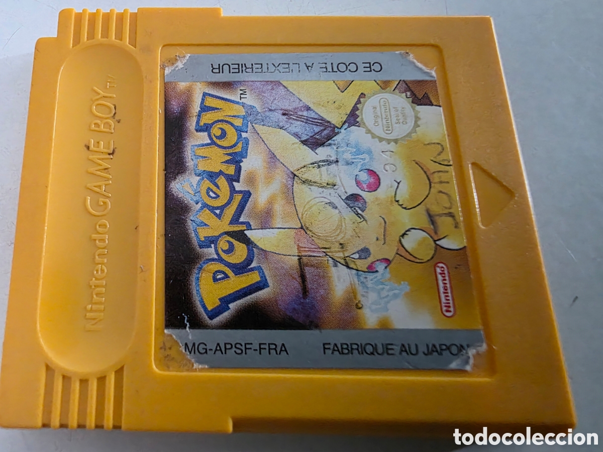 Pokemon Amarillo Nintendo Game Boy Oficial