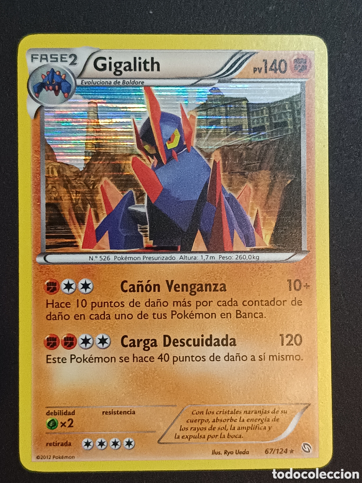 Pokemon Gigalith 67/124 En Español