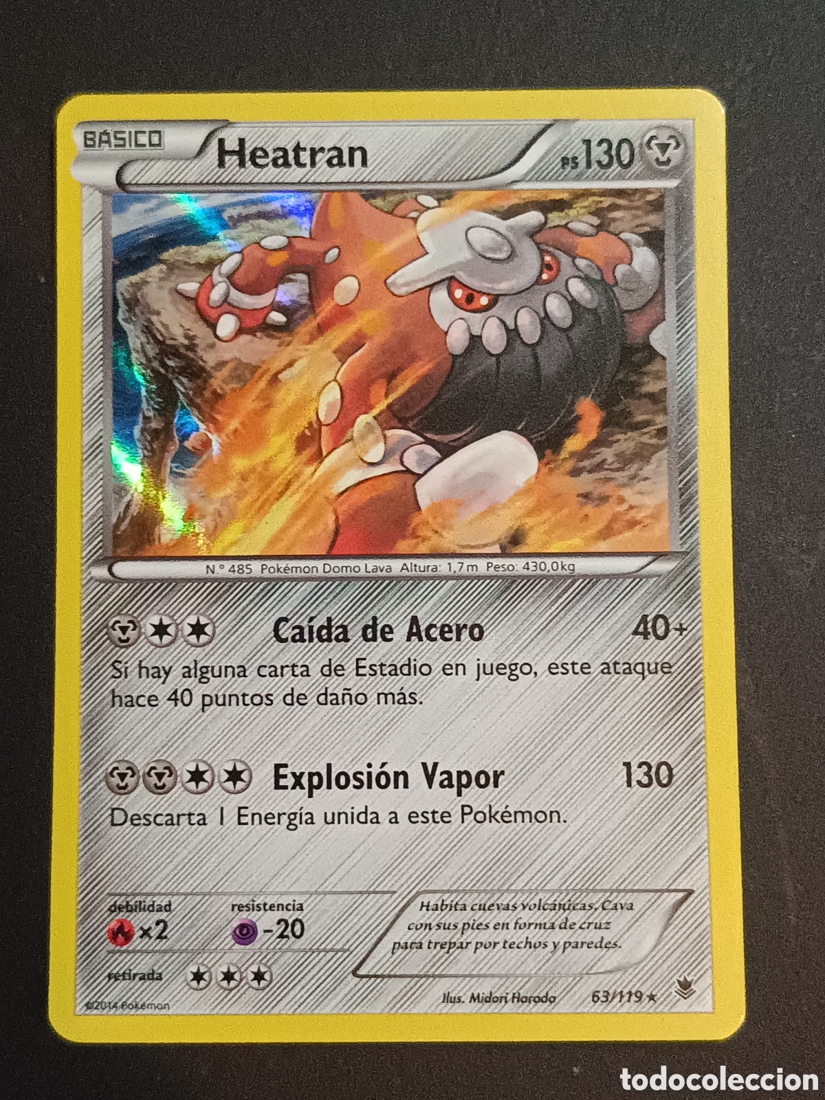 Pokemon Heatran 63/119 XY En Español