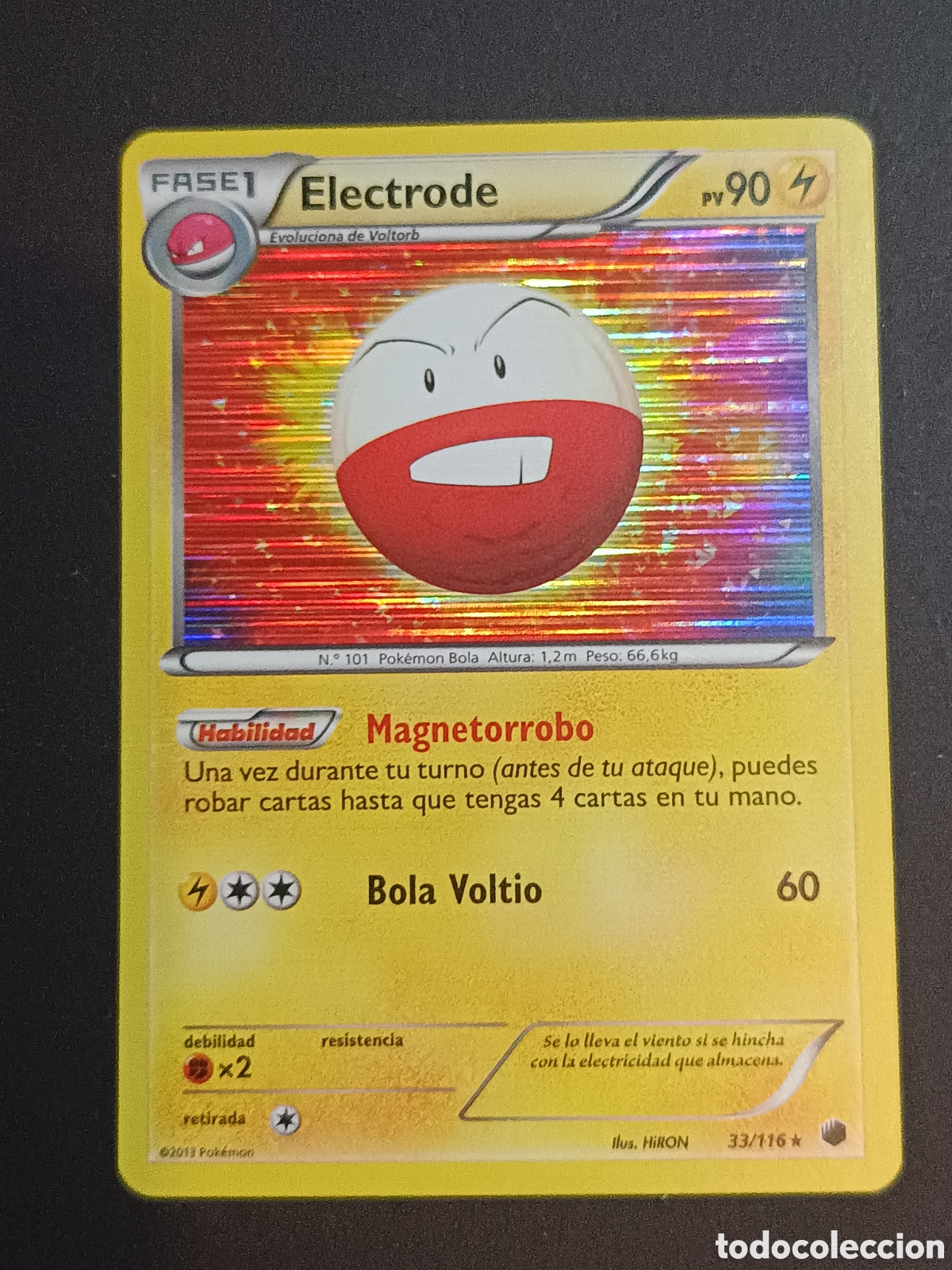 Pokemon Electrode 33/116 En Español