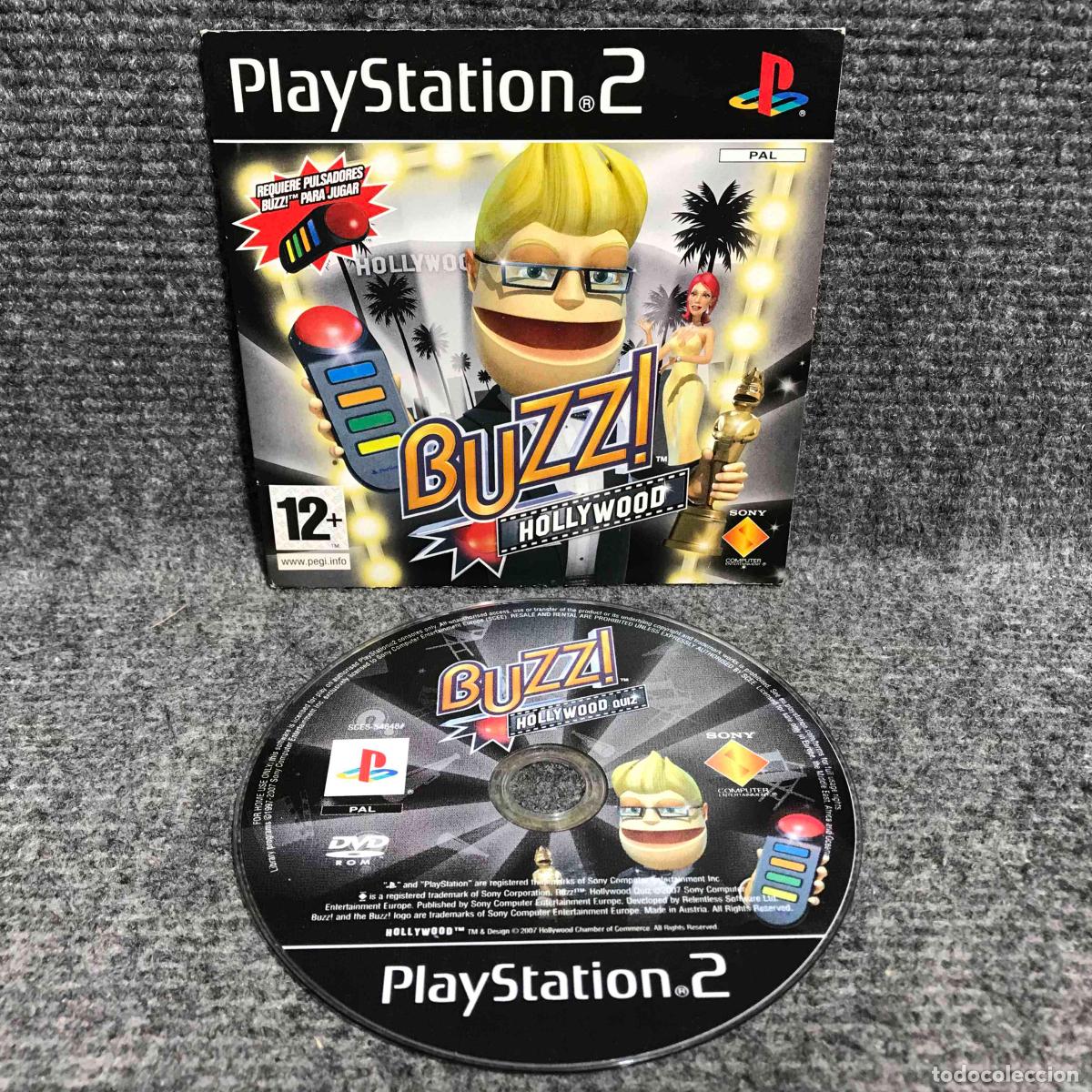 BUZZ HOLLYWOOD SONY PLAYSTATION 2 PS2