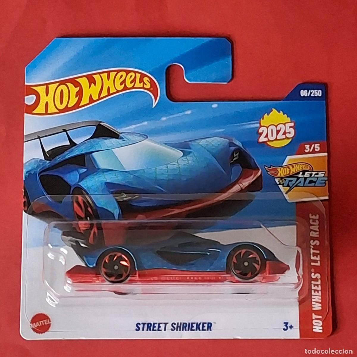HOT WHEELS 2025 66/250 - STREET SHRIEKER LET´S RACE - NUEVO EN BLISTER - 1/64