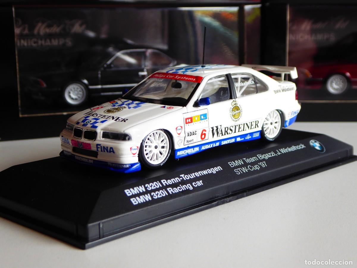 1/43 Minichamps BMW 320i Warsteiner Fina Bigazzi #6 STW Cup 1997 Winkelhock Edición Concesionario