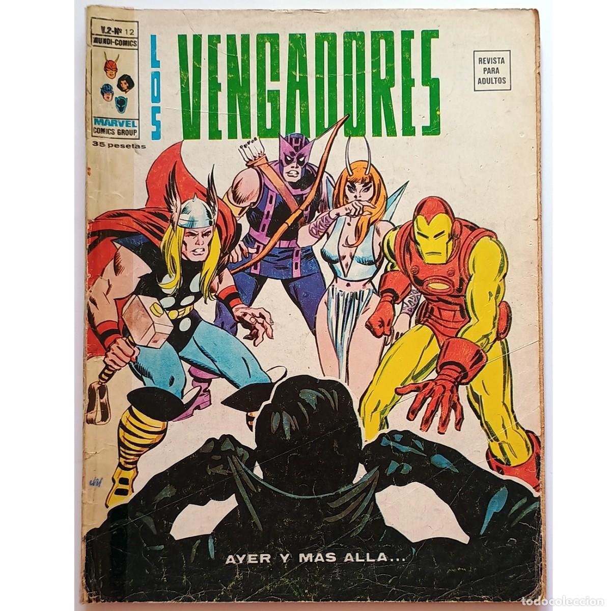 Los Vengadores Vol 2 Nº 12 / Marvel / Vertice / Mundi Comics 1975 (Steve Englehart & Sal Buscema)