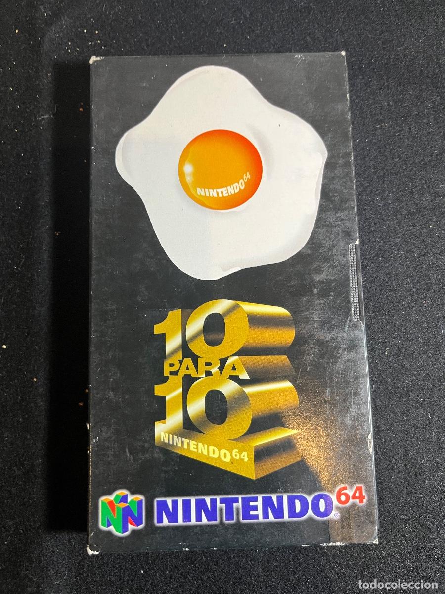 VHS Nintendo 64 – “10 Para 10” – Promocional Club Nintendo 1999 – Video Retro Coleccionismo