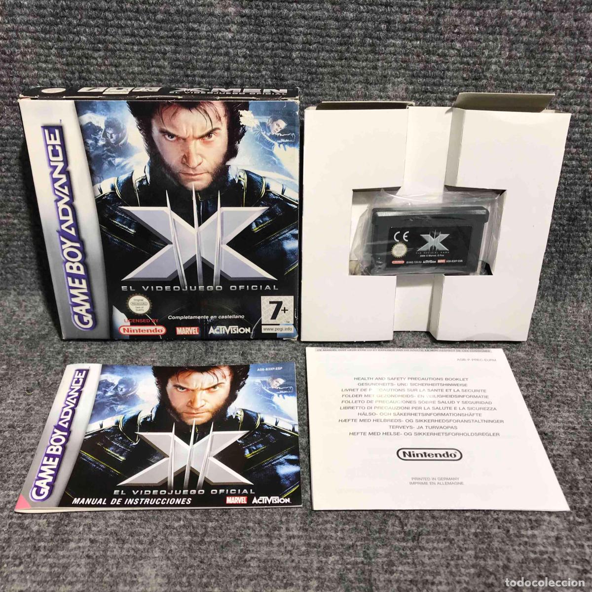 X MEN EL VIDEOJUEGO OFICIAL NINTENDO GAME BOY ADVANCE GBA