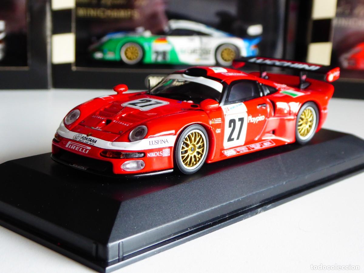1/43 Minichamps Porsche 911 GT1 Playpiso BMS Scuderia Italia Lucchini #27 24 H Le Mans 1997