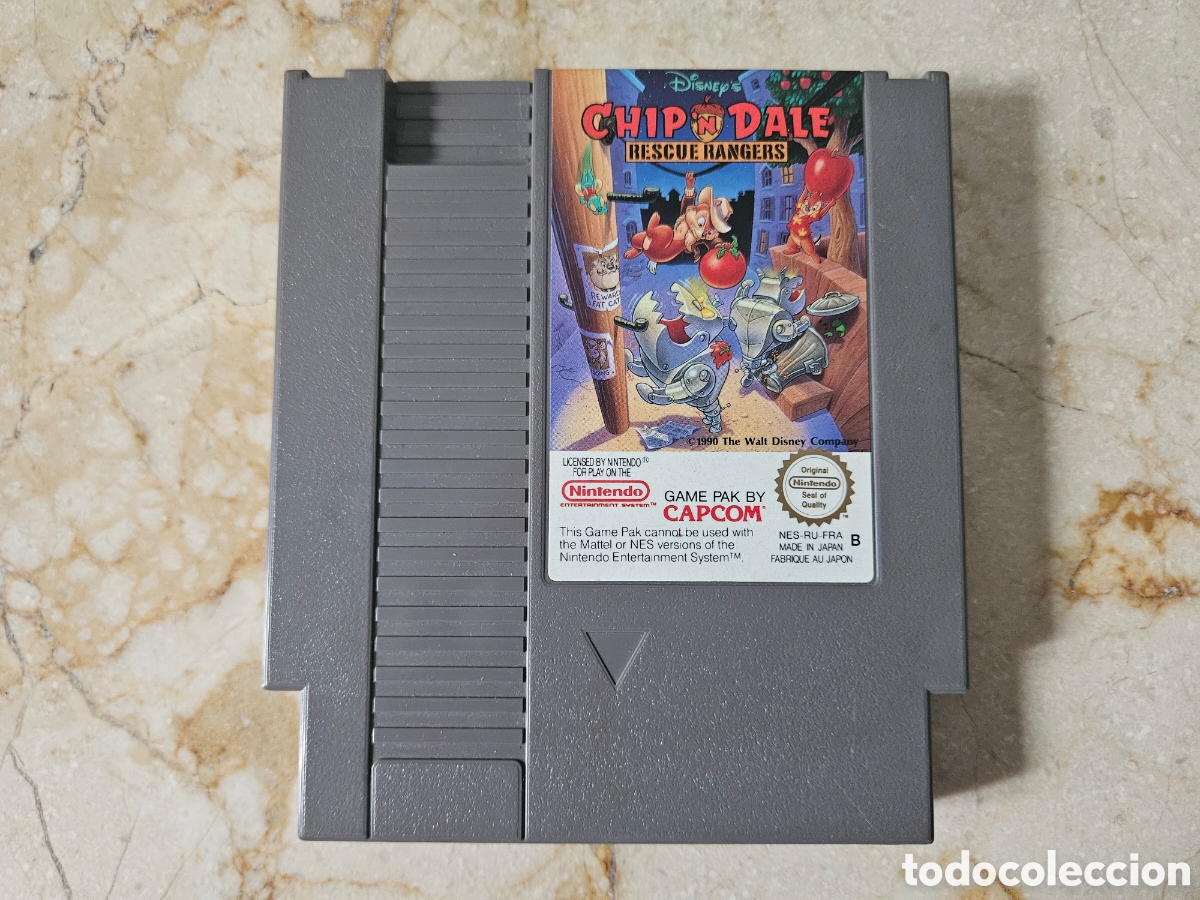 NINTENDO NES JUEGO CHIP'N DALE VERSIÓN ESPAÑOLA