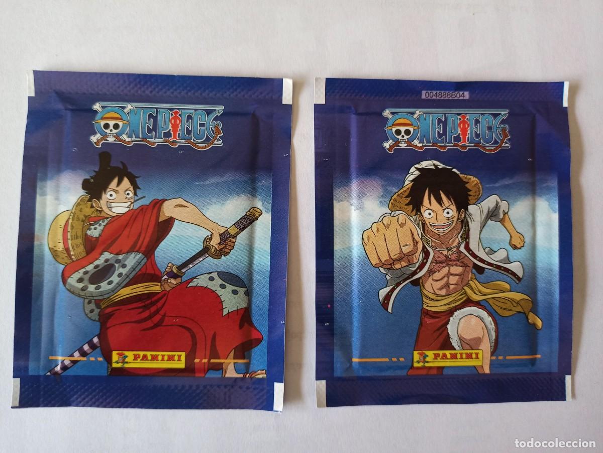 LOTE 2 SOBRES SIN ABRIR PANINI ONE PIECE RUMBO A EGGHEAD ROAD TO EGGHEAD 2025 STICKERS