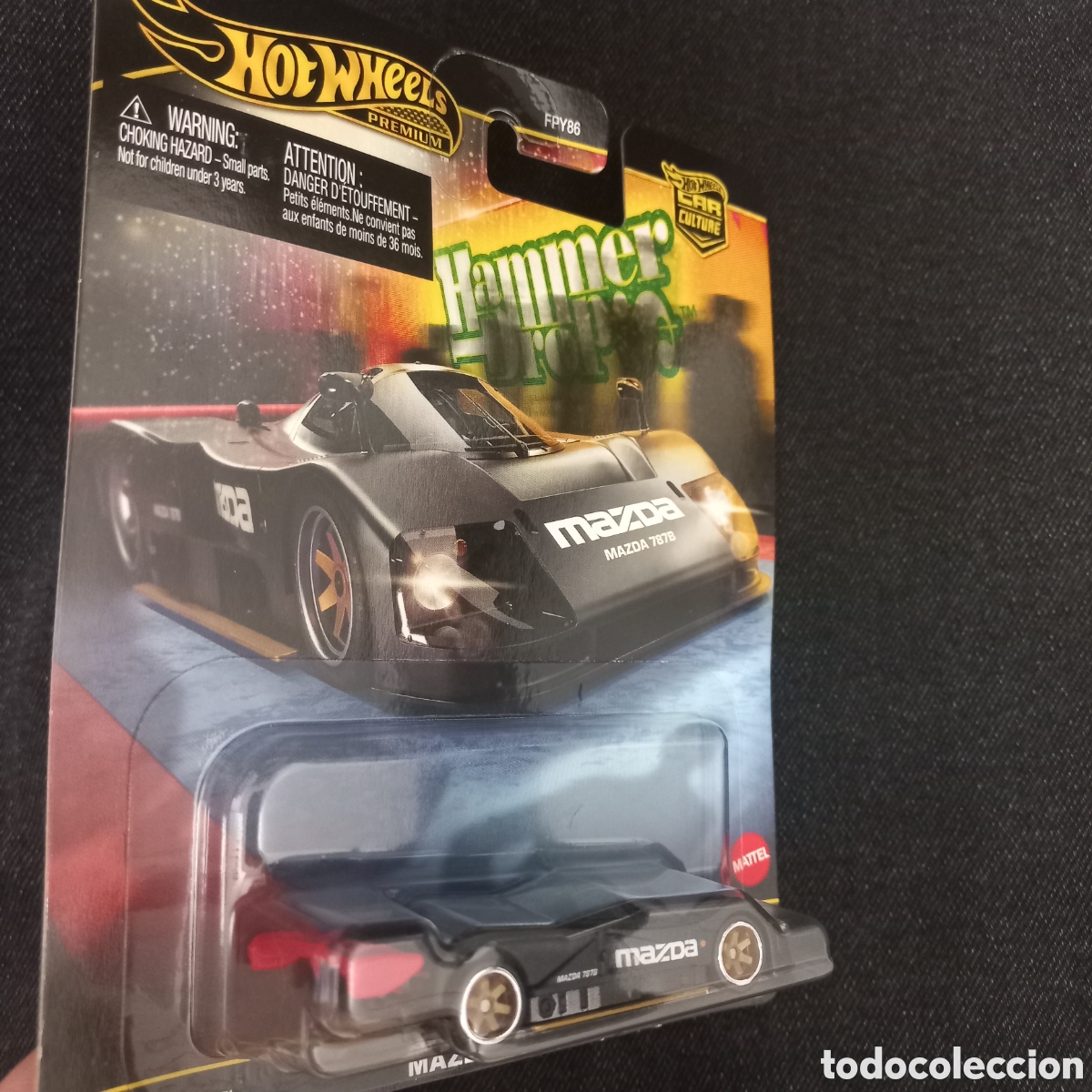 Hot wheels premium mazda 787B negro