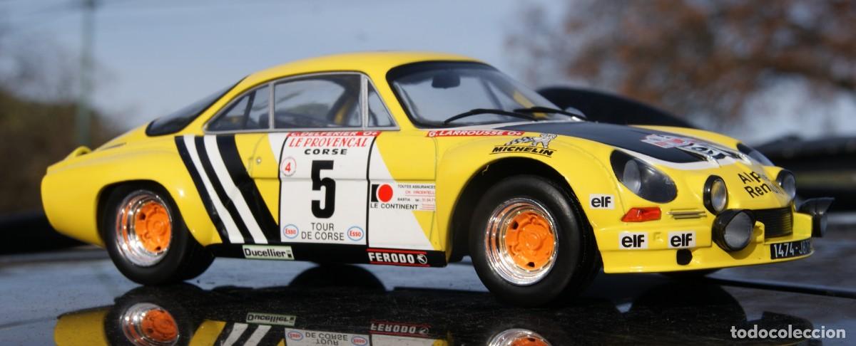 ALPINE A110 RALLYE TOUR DE CORSE 1975 LARROUSSE ESCALA 1/18 DE ALTAYA EN SU CAJA