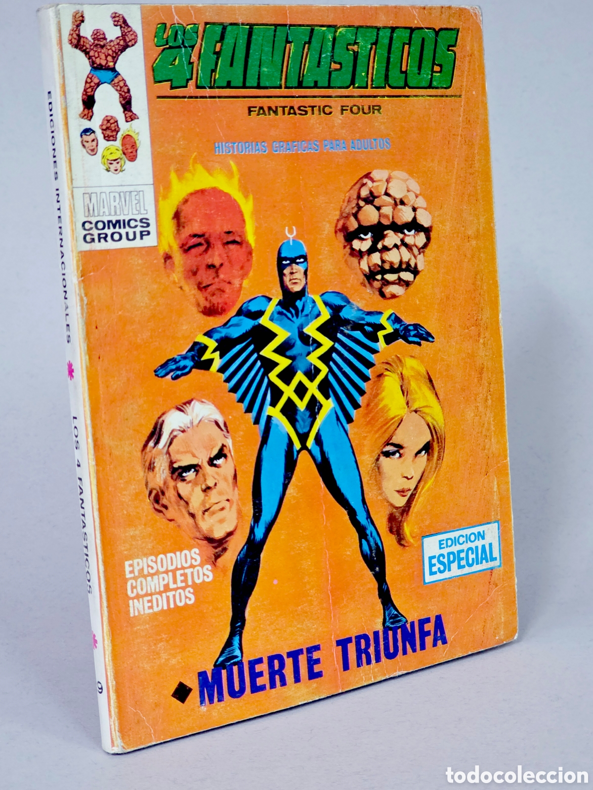 CÓMIC LOS 4 FANTASTICOS 29 MUERTE TRIUNFA VOL1 VOL.1 VOLUMEN TACO VÉRTICE MARVEL BUEN ESTADO