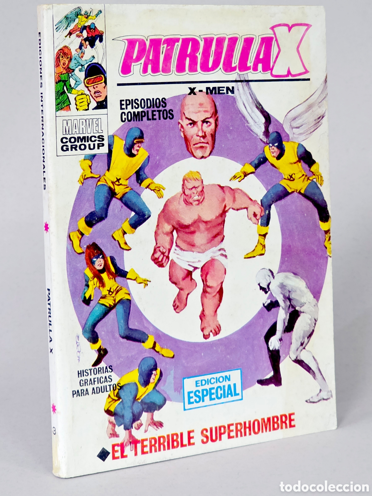 CÓMIC PATRULLA X 3 EL TERRIBLE SUPERHOMBRE VOL1 VOL.1 VOLUMEN TACO VÉRTICE MARVEL MUY BUEN ESTADO