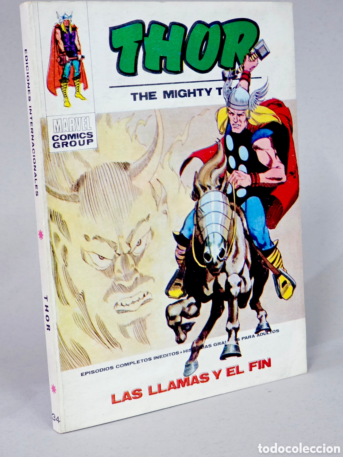 CÓMIC EXCELENTE THOR 34 LAS LLAMAS Y EL FIN VOL1 VOL.1 VOLUMEN TACO VÉRTICE MARVEL
