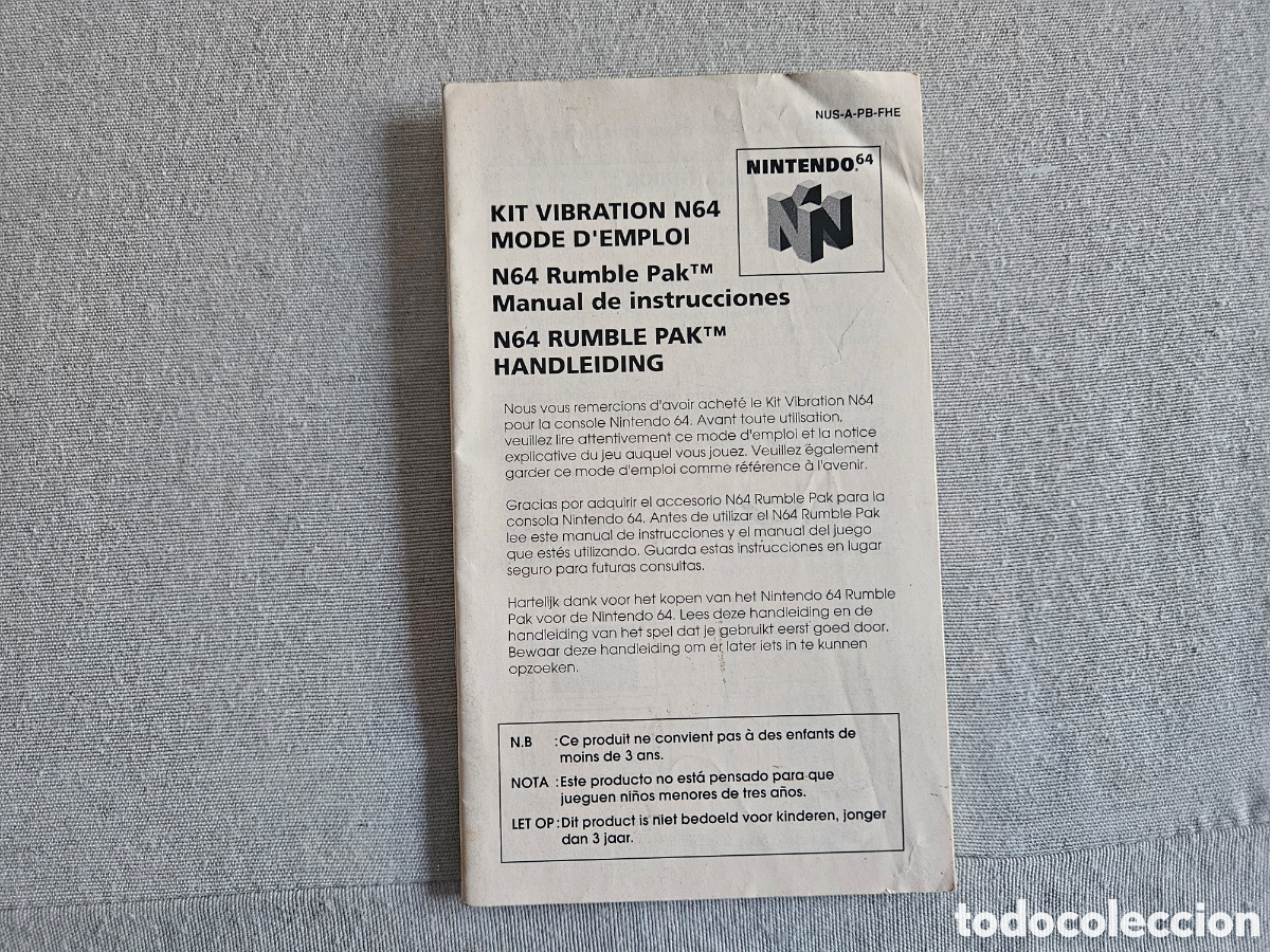 N64 manual rumble pak