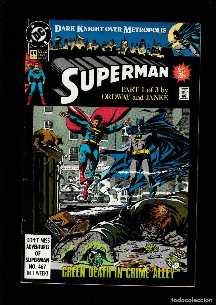 SUPERMAN 44 - DC 1990 FN / ORDWAY & JANKE / BATMAN