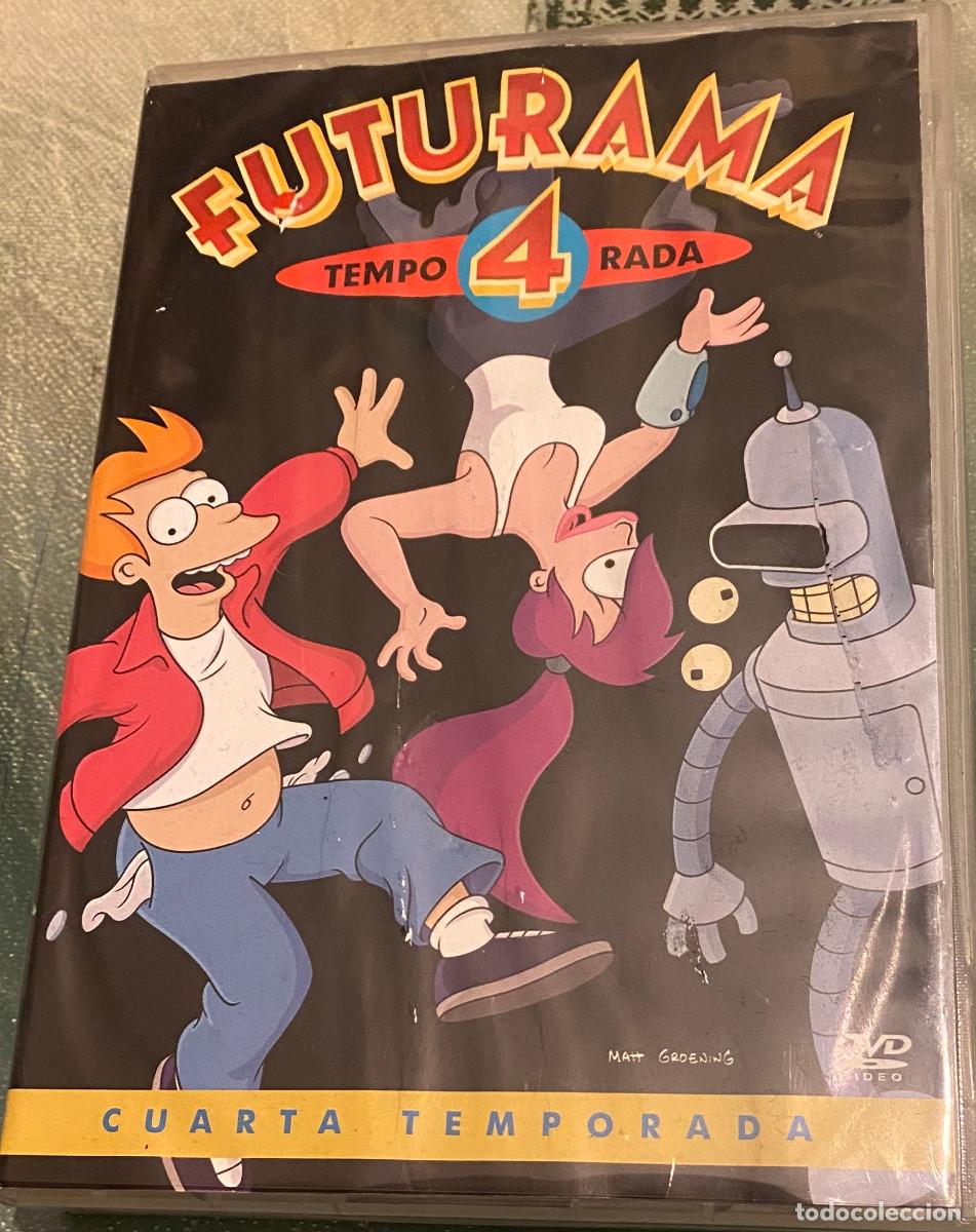 'Futurama - Temporada 4'. Cuarta temporada completa. 4 discos con 18 episodios + muchos extras.