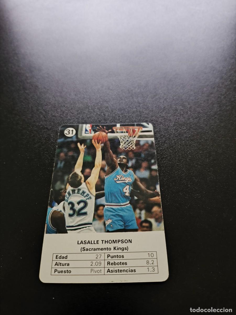 31 LASALLE THOMPSON SACRAMENTO KINGS HERACLIO FOURNIER BARAJA NBA 1988 NO PANINI LIGA ESTE