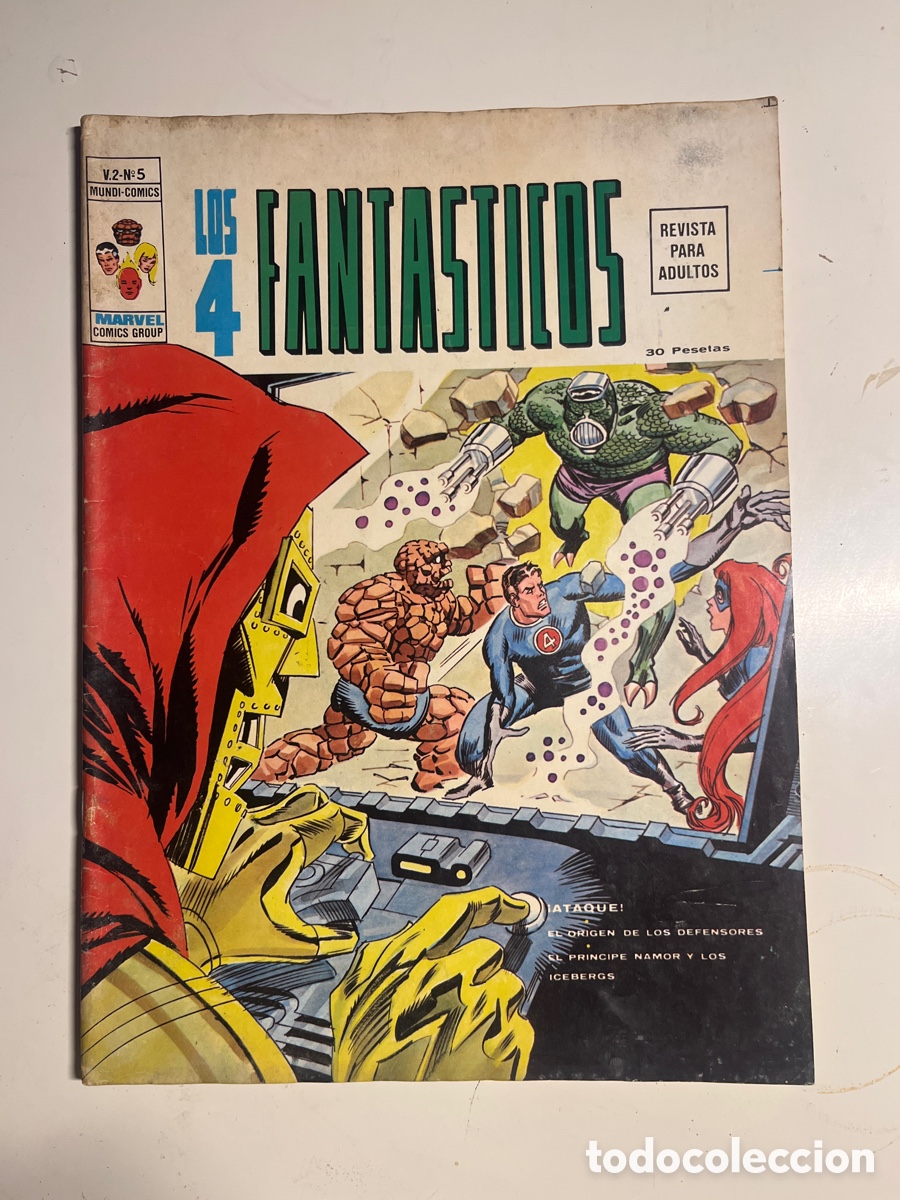 LOS 4 FANTÁSTICOS, NÚMERO 5, (VÉRTICE)