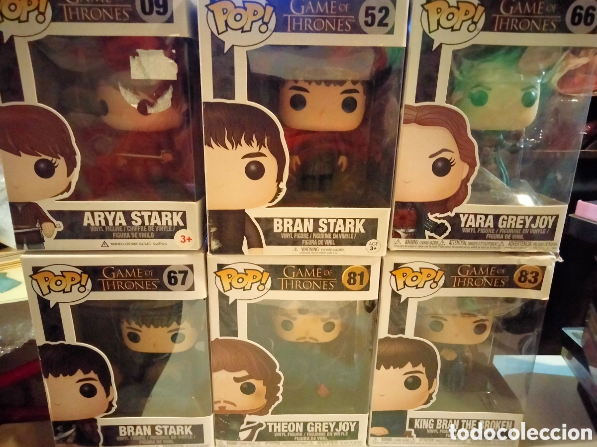 Lote 6 Funko pop! Game of thrones. Juego de trones
