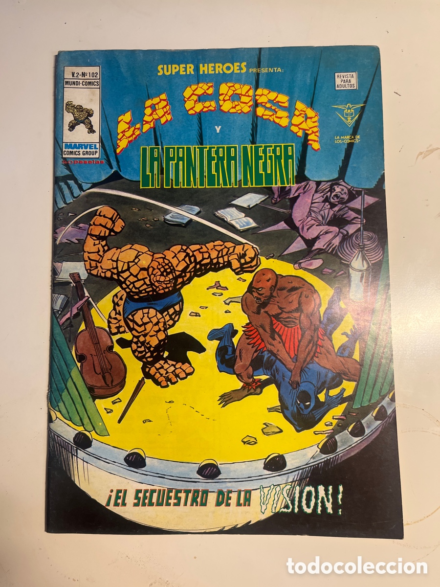SUPER HÉROES LA COSA Y LA PANTERA NEGRA, NÚMERO 102, (VÉRTICE)