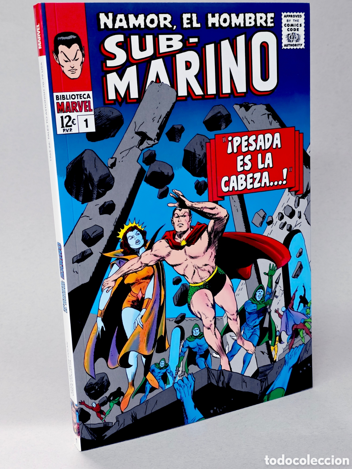 CÓMIC DE KIOSCO NAMOR SUB-MARINO 1 PESADA ES LA CABEZA BIBLIOTECA MARVEL PANINI CÓMICS
