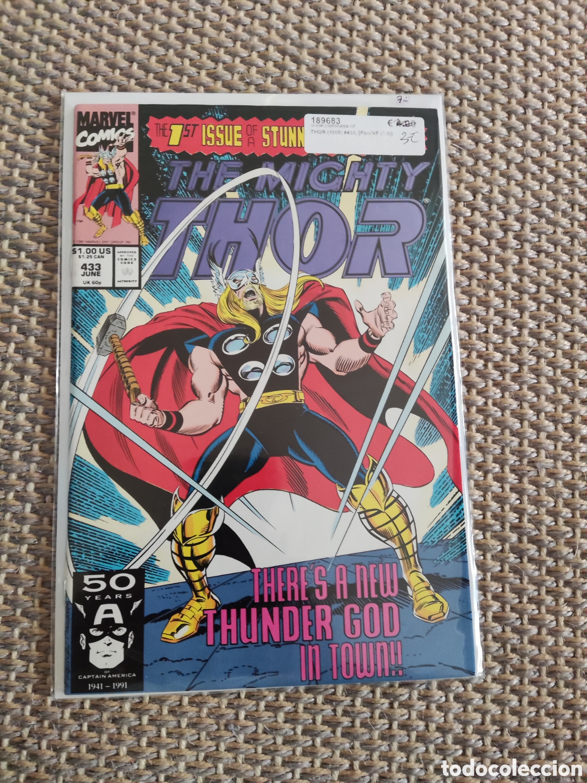 Thor 433 Marvel 1991