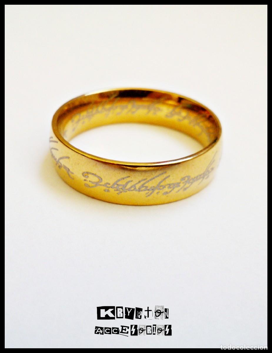 Anillo Unico - EL SEÑOR DE LOS ANILLOS - El HOBBIT - Lord Of The Rings - ESDLA - TALLA 10 - 21mm