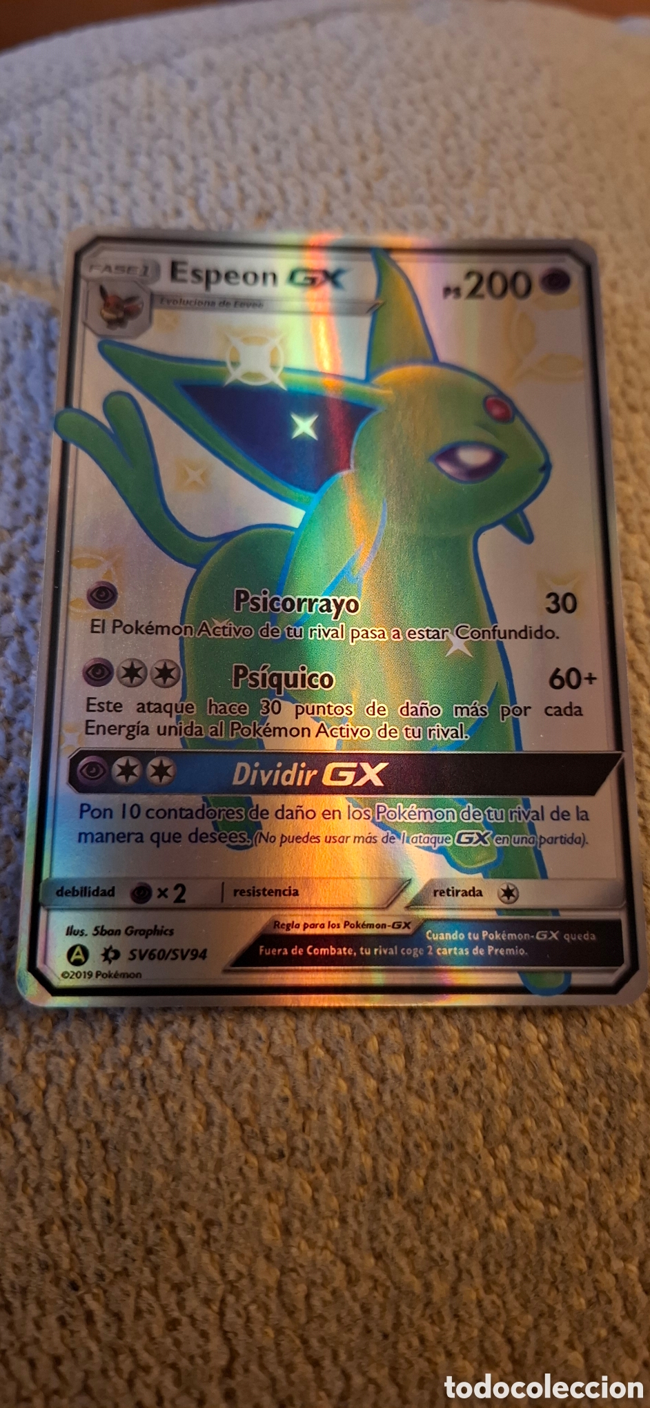 ESPEON GX POKEMON CARD DESTINOS OCULTOS