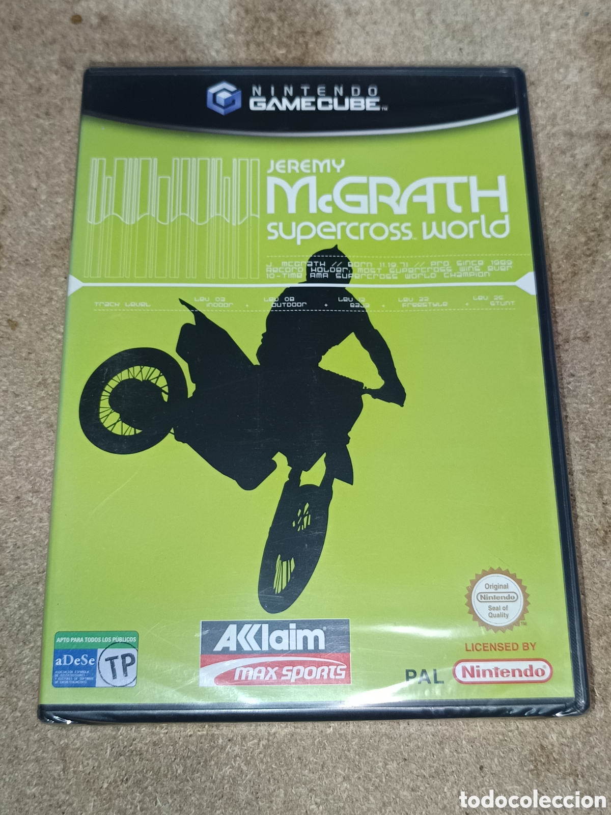 NINTENDO GAMECUBE JEREMY MCGRATH SUPERCROSS WORLD PAL ESP NUEVO