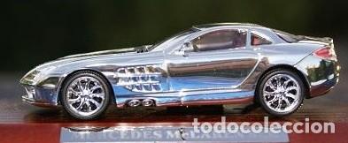 MERCEDES MCLAREN SLR BAÑADO EN PLATA ESCALA 1/43 DE ALTAYA EN SU CAJA