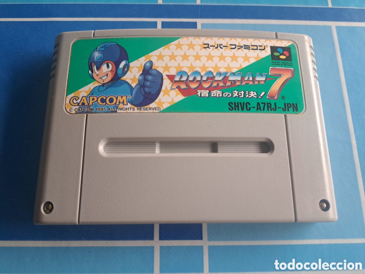JUEGO MEGAMAN 7 ROCKMAN 7 SUPER FAMICOM SUPERNES SUPER NINTENDO JAPONESA SN