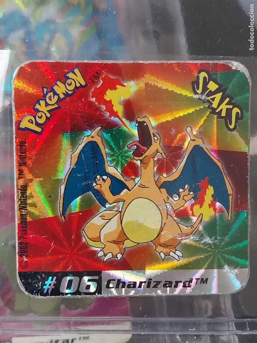 POKEMON STAKS NINTENDO 2002 06 6 CHARIZARD JUGADO