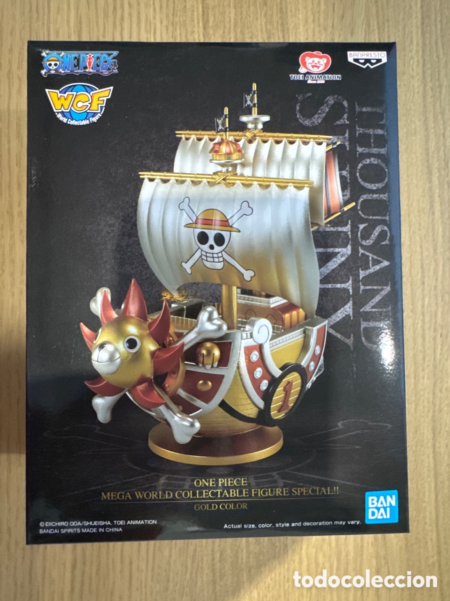 Figura Barco Thousand Sunny One Piece WCF Gold Color Banpresto