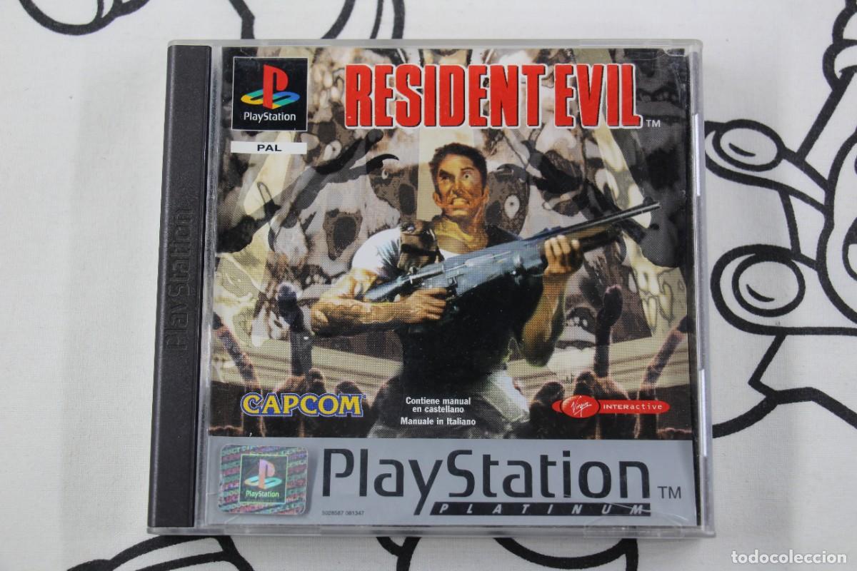 PLAY STATION PS1 PSX PSONE RESIDENT EVIL PLATINUM MUY BUEN ESTADO PAL ESPAÑA