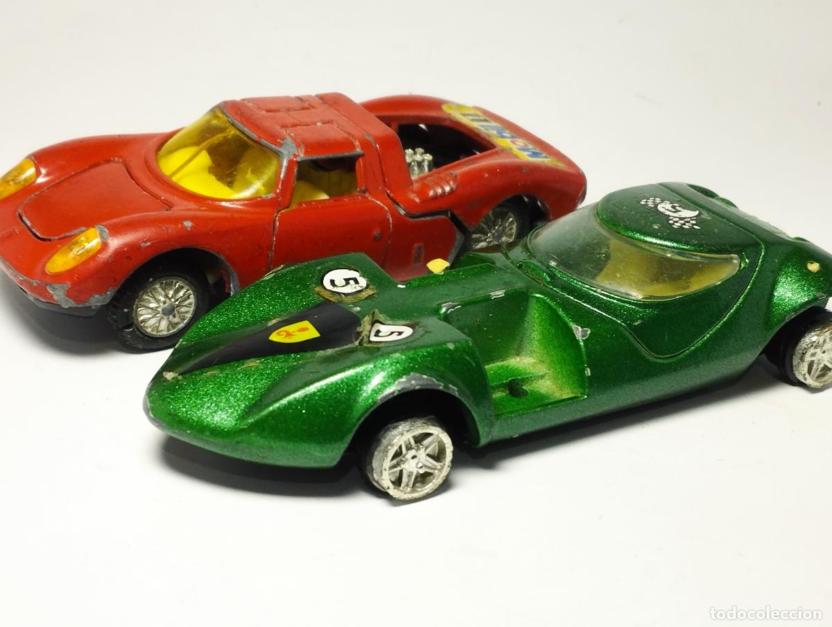 DESGUACE LOTE 2 COCHES FERRARI 250 LE MANS Y TWIN MILL DE JOAL 1,43