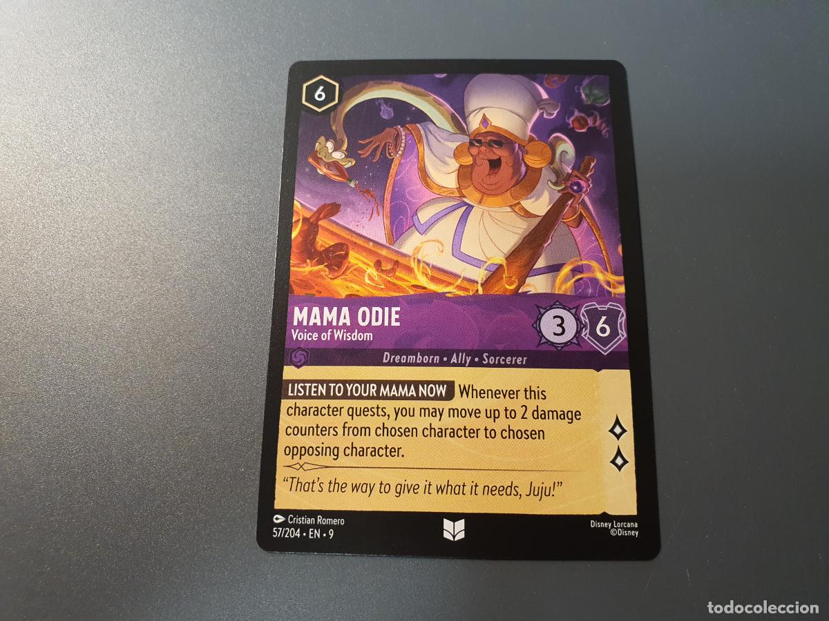 CARTA DISNEY - LORCANA FABLED - POCO COMUN - Nº 57 MAMA ODIE