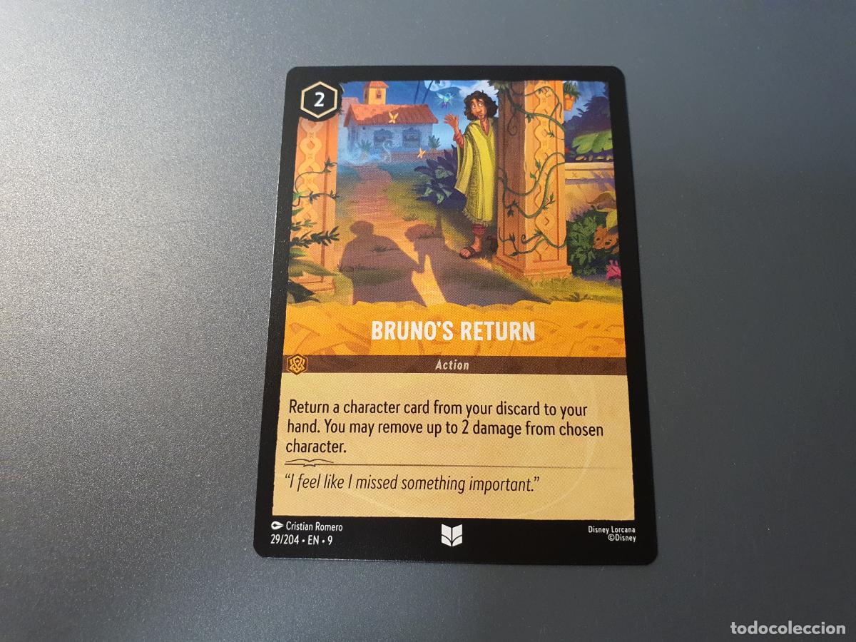 CARTA DISNEY - LORCANA FABLED - POCO COMUN - Nº 29 BRUNO