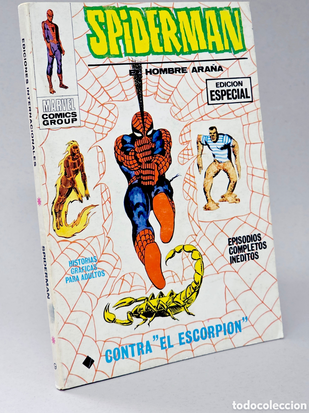 CÓMIC EXCELENTE SPIDERMAN 9 VOL1 CONTRA EL ESCORPIÓN VOL.1 SPIDER-MAN VERTICE TACO MARVEL