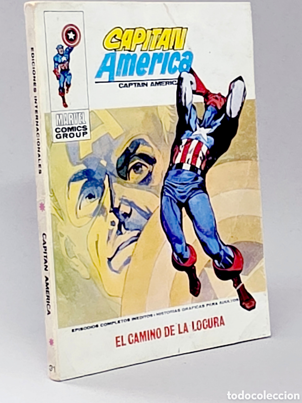 CÓMIC CAPITÁN AMÉRICA 31 CAMINO DE LA LOCURA VOL1 VOL.1 VERTICE TACO MARVEL BUEN ESTADO