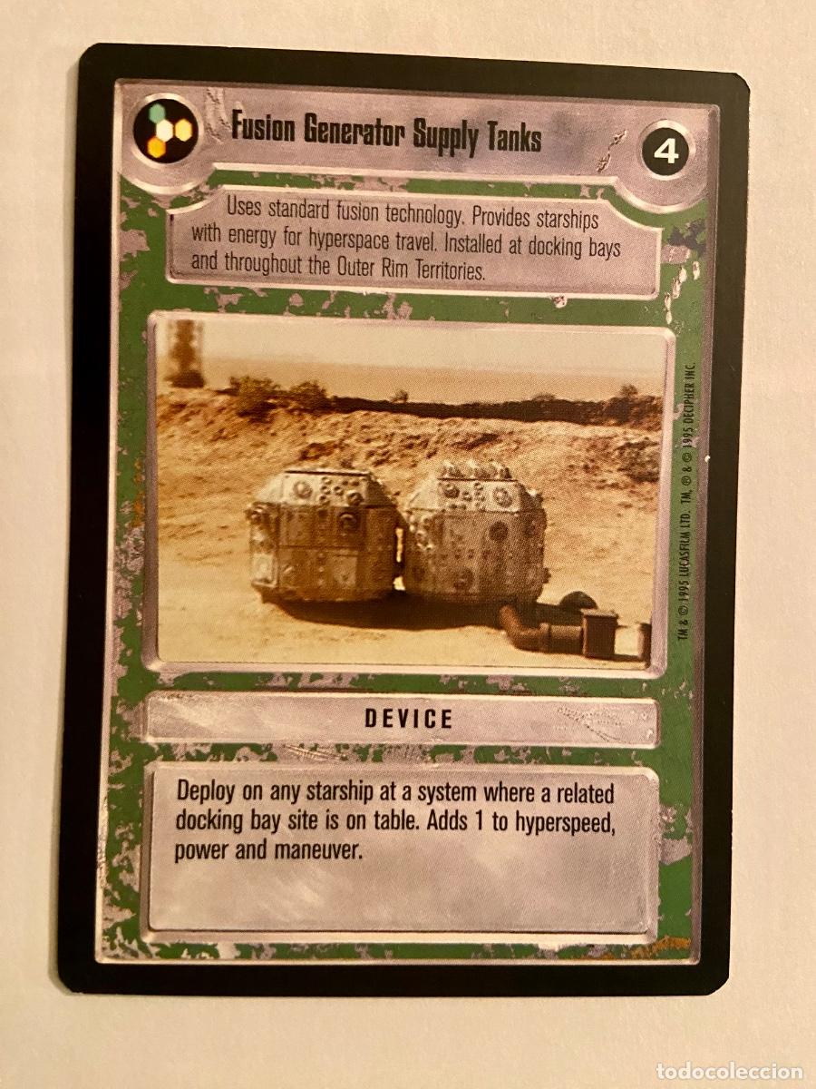 Star Wars CCG - Premiere - Fusion Generator Supply Tanks