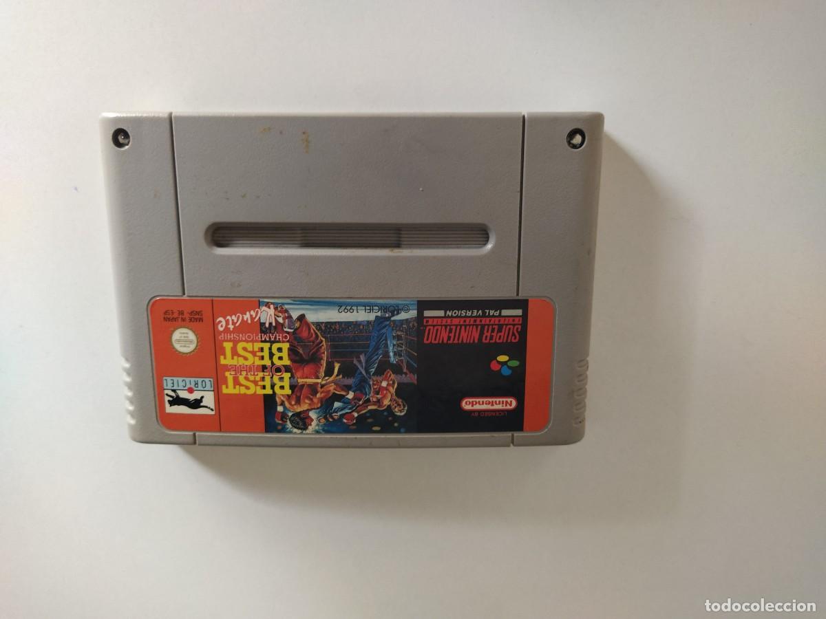 BEST OF THE BEST SNES SUPER NINTENDO PAL-ESPAÑA, ORIGINAL