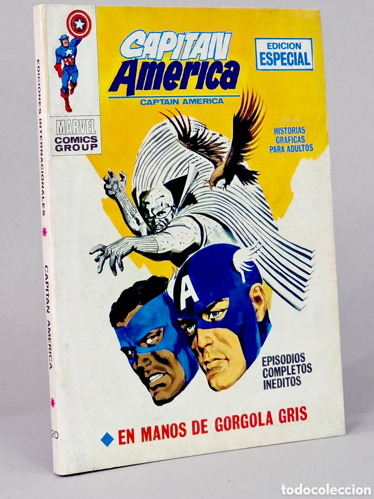 CÓMIC EXCELENTE CAPITAN AMERICA 20 EN MANOS DE GORGOLA GRIS VOL1 VOL.1 VOLUMEN VERTICE TACO MARVEL